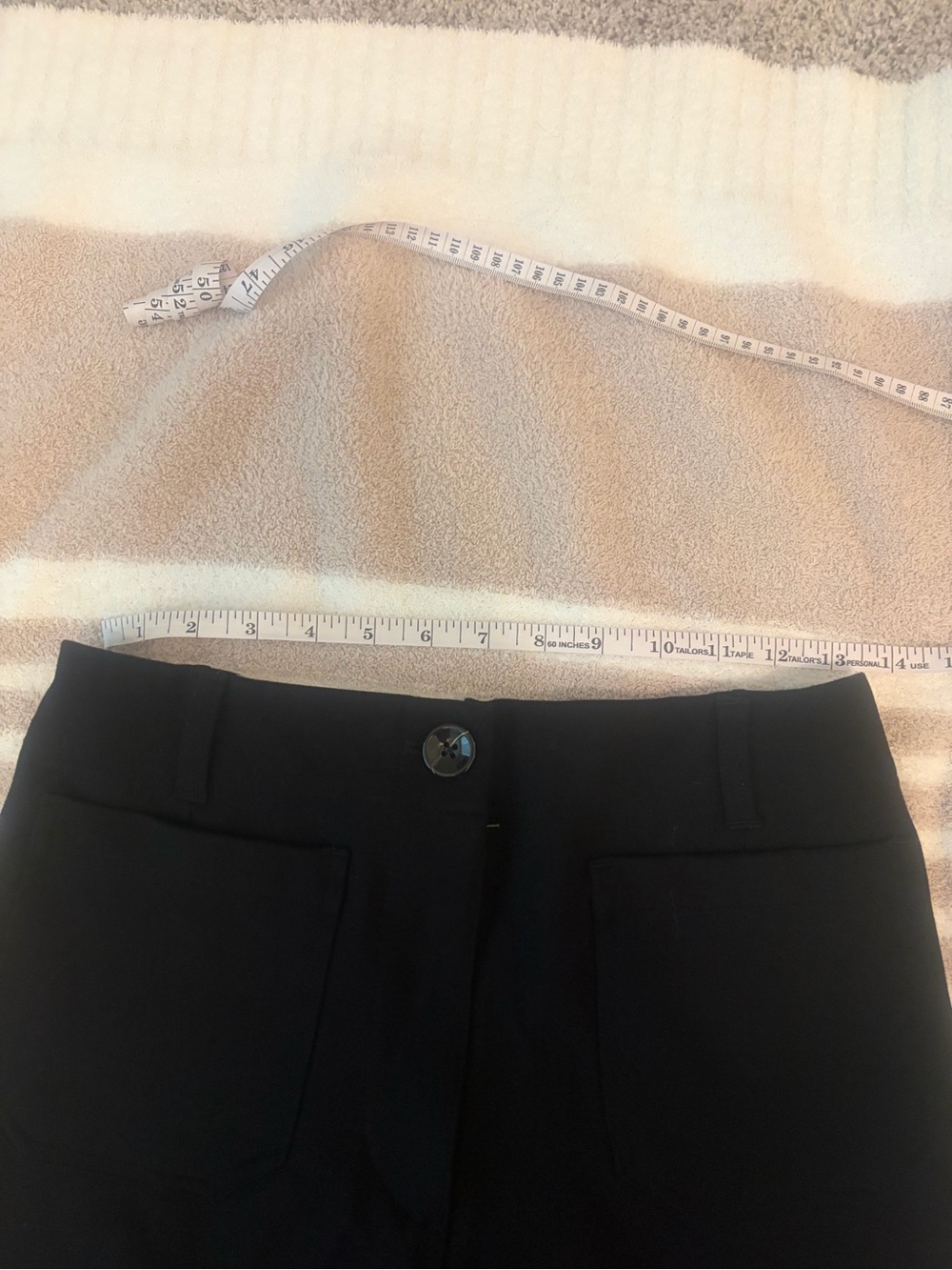 Quince Black Women's Ponte Pants, High Waist, Cropped Wide Leg